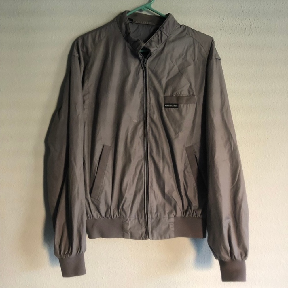 Vintage Gray Members Only Jacket - Size 40, Small